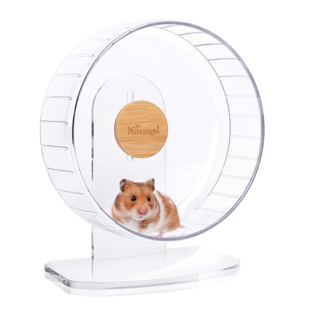 Niteangel 10 inch Super-Silent Hamster Exercise Wheels - Hammypet